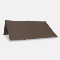 Supertarp Small Spark Resistant - Płachta biwakowa Helikon-Tex  Earth Brown