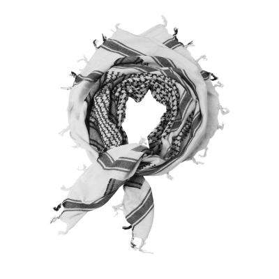 Chusta Arafatka Biało/czarna