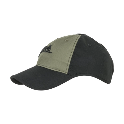 Czapka Bejsbolówka Logo Helikon Black/Olive